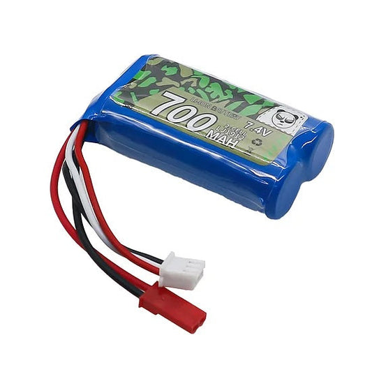 Panda Hobby C636081 7.4V 700mAh Li-ion Battery with JST Connector fits Tetra18 X1, X1T, X2, X2T, K1, X1 6X6, K1 6X6