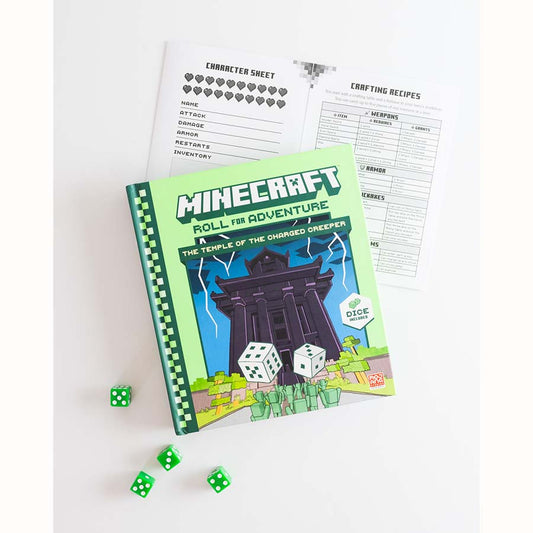 Penguin Random House 796764 Minecraft: Roll for Adventure: The Temple of the Charged Creeper RPG
