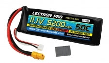 Common Sense 3S5200-50X Lectron Pro 11.1V 5200mAh 50C Lipo Battery with XT60 Connector + CSRC adapter for XT60 batteries
