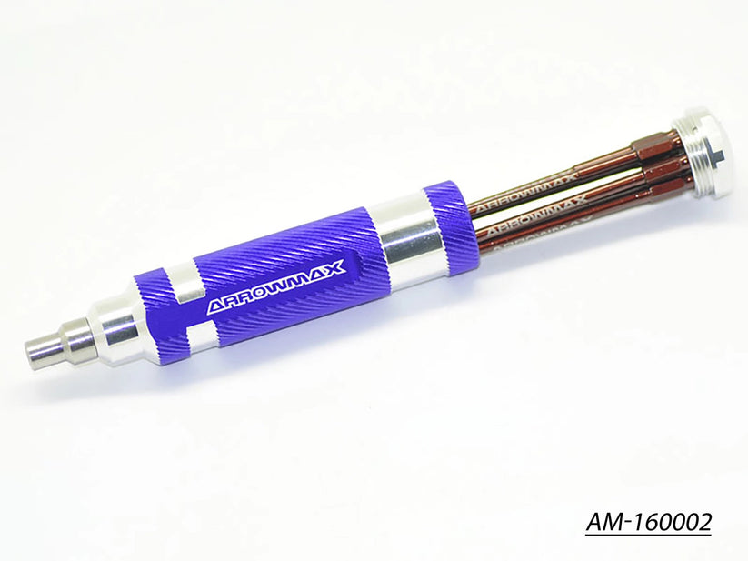 Arrowmax AM160002 Combo Quick Drive Tip Caddy Set - Metric - 7 Pcs 160002