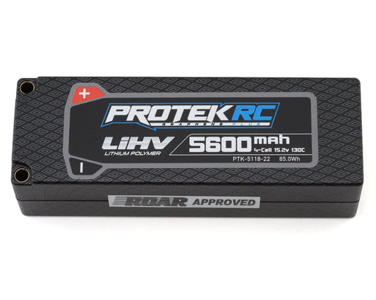 ProTek 5118-22 4S 130C Low IR Silicon Graphene HV LCG LiPo Battery (15.2V/5600mAh)