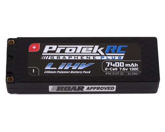 ProTek 5127-22 2S 130C Low IR Si-Graphene + HV LiPo Battery (7.6V/7400mAh)