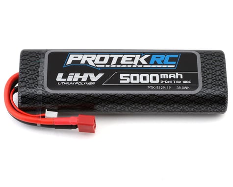 ProTek 5129-19 2S 100C Si-Graphene + HV LiPo Stick Pack TCS Battery (7.6V/5000mAh) w/T-Style Connector