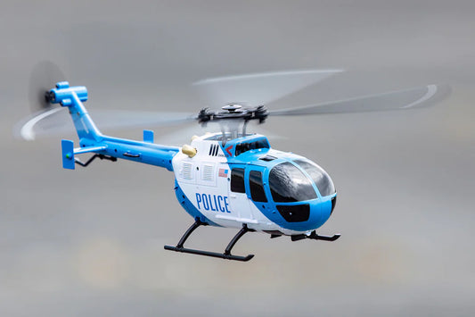 Rage RC 6051 - Hero-Copter, 4-Blade RTF Helicopter; Police