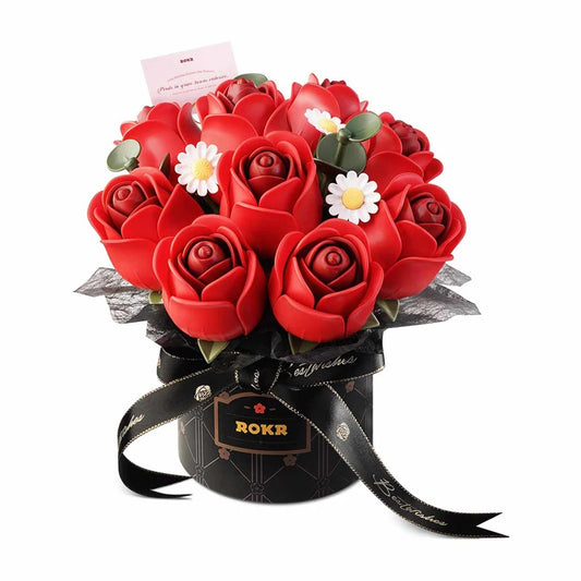 Robotime AF02J Floral Art Red Rose Bouquet