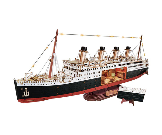 Robotime TGL02 1912 Eternal Atlantic Voyager (Titanic) 3D Wooden Puzzle