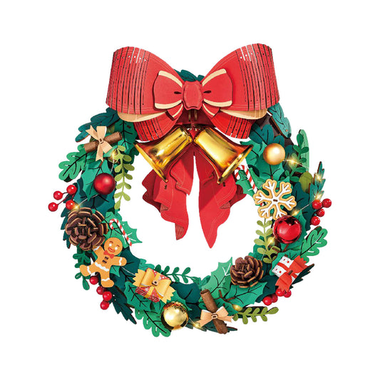 Robotime TGL04 Christmas Wreath 3D Wooden Puzzle