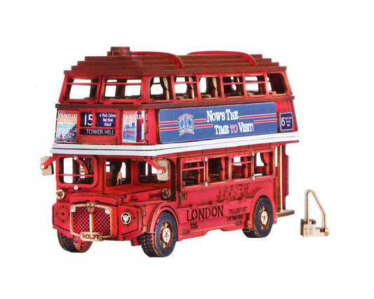 Robotime TGM02 London Tour Bus 3D Wood Puzzles