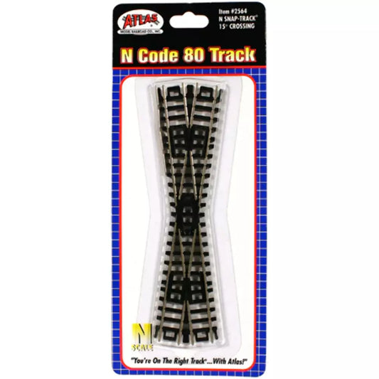 Atlas 2564 N Code 80 Track 15 Degree Crossing