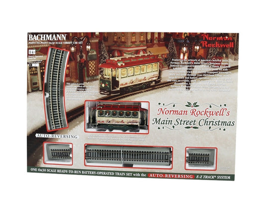 Bachmann 25100 On30 Norman Rockwell Main Street Christmas Set *DISC*