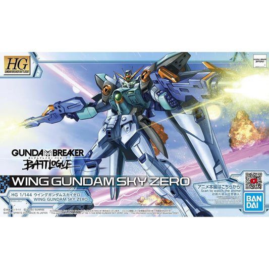 Bandai 2555034 HG Gundam Breaker Battlogue: XXXG-00W0 Wing Sky Zero