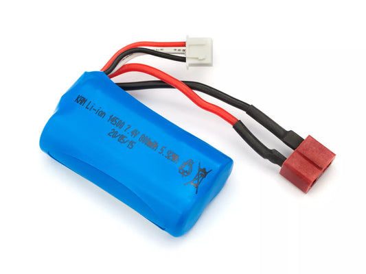 BlackZon 540037 Battery Pack Li-ion 7.4V 800mAh with T-Plug; Slayer