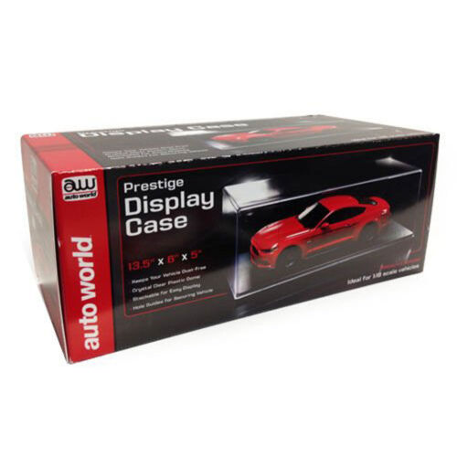 Auto World AWD C001 1/18 Auto Plastic Display Showcase w/ Black Base