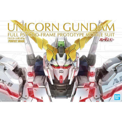 Bandai 194365 5063513 2266770 Perfect Grade RX-0 Unicorn Gundam Full Psycho-Frame