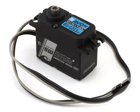 Savox SW-1211SGP-BE Black Edition Hybrid Waterproof Steel Gear Digital Servo (High Voltage)