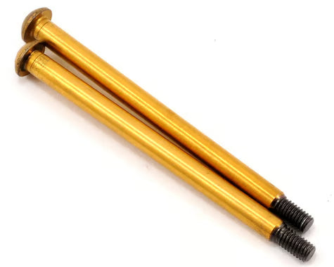 Serpent 600491 Ti-Nitride Rear Outer Hinge Pin Set (2)