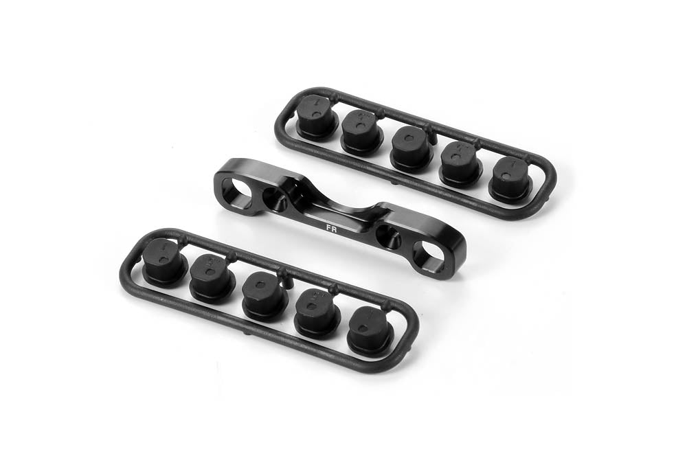 XRay 352324 XB808 ALU FRONT LOWER SUSP. HOLDER - REAR - SQUARE ADJ. ROLL-CENTER