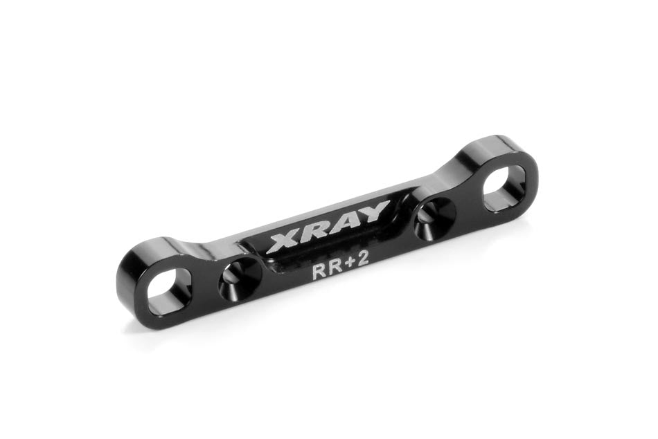 XRay 363321 Alu Rear Lower Suspension Holder +2 - Rear - 7075 T6 (5mm)