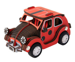 Robotime HL301 Vehicle Kits for Kids; Ladybug Car