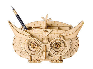 Robotime TG405 Classic 3D Wood Puzzles; Owl Storage Box