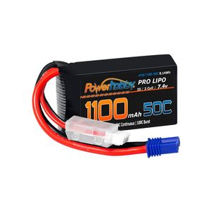 Power Hobby 2S1100MAH50CEC2 2S 1100mAh 50C LiPo Battery w/EC2 Plug: Losi Mini-B, Mini-T 2.0, JXR2
