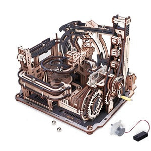 Robotime LGC01 ROKR Marble Spaceport Marble Run 3D Wooden Puzzle