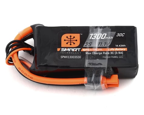 Eflite B13003S20 *DISC* 1300mAh 3S 11.1V 20C LiPo w/ EC3