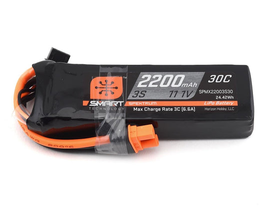 Eflite B22003S30 *DISC* 2200mAh 3S 11.1V 30C LiPo, 13AWG EC3