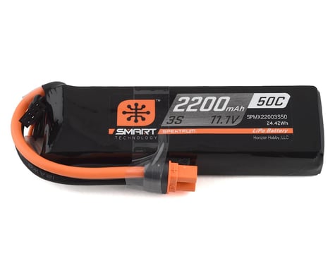 Eflite B22003S50 *DISC* 2200mAh 3S 11.1V 50C LiPo, 13AWG EC3