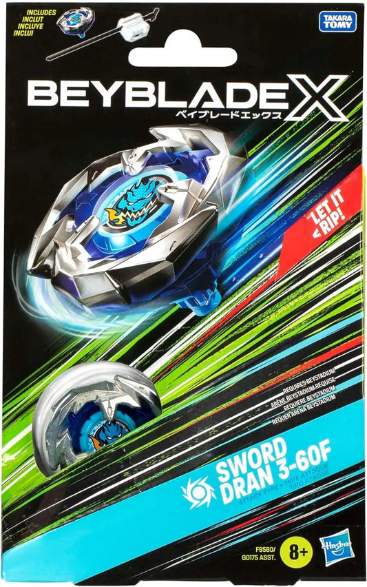 Hasbro G0175 F9580 Beyblade X Sword Dran 3-60F Starter Pack Set