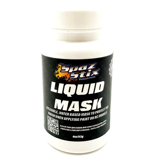 Spaz Stix 0004V2 Water Based Liquid Mask V2, 4oz