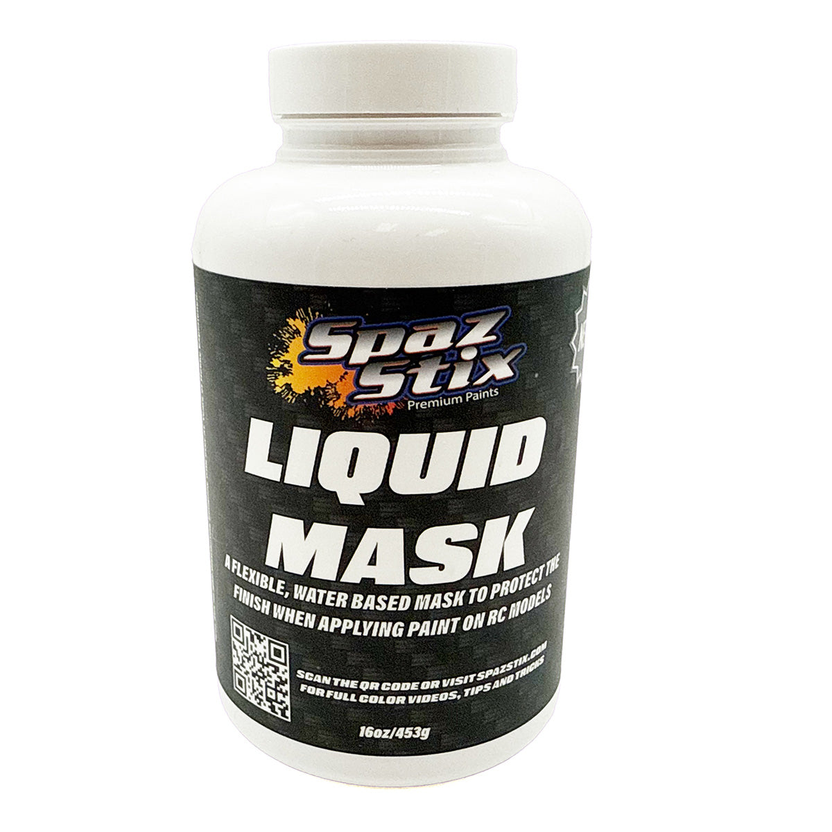 SpazStix 0016V2 Water Based Liquid Mask V2, 16oz