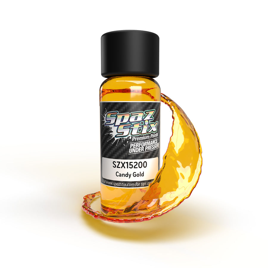 SpazStix 15200 CANDY GOLD AIRBRUSH PAINT 2OZ