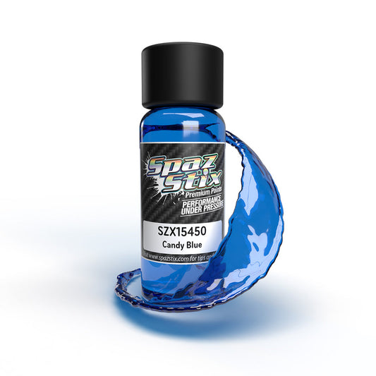 SpazStix 15450 CANDY BLUE AIRBRUSH PAINT 2OZ