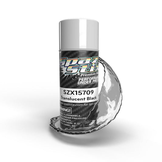 SpazStix 15709 Translucent Candy Black Aerosol Paint, for Window Tint/ Drop Shadows, 3.5oz