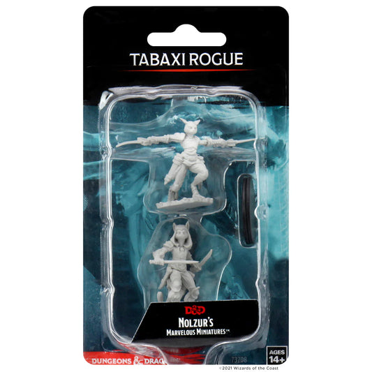 WIZKIDS 73708 D&D Nolzur's Marvelous Miniatures - Female Tabaxi Rogue