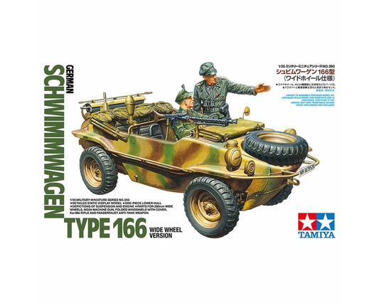 Tamiya 35393 1/35 German Schwimmwagen Type 166 Plastic Model Kit
