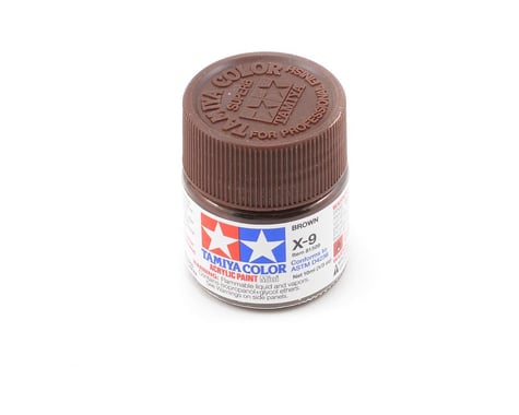 Tamiya 81509 MX-9 Mini Brown Acrylic Paint (10ml)