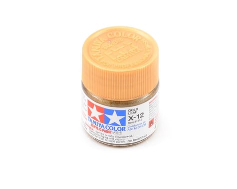 Tamiya 81512 Mini MX-12 Gold Leaf Acrylic Paint (10ml)