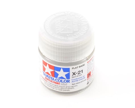 Tamiya 81521 MX-21 Flat Base Acrylic Paint (10ml)