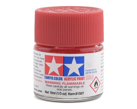 Tamiya 81527 MX-27 Mini Clear Red Acrylic Paint (10ml)