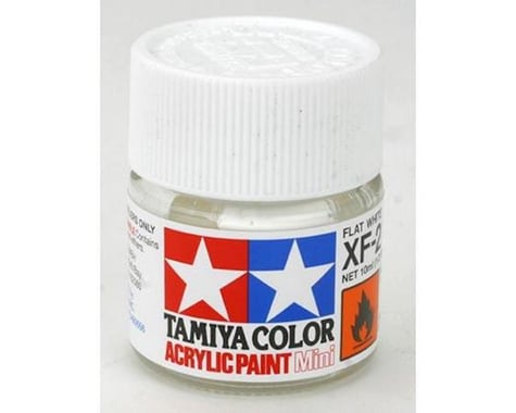 Tamiya 81702 MXF-2 Mini Flat White Acrylic Paint (10ml)