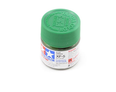 Tamiya 81705 MXF-5 Flat Green Acrylic Paint (10ml)