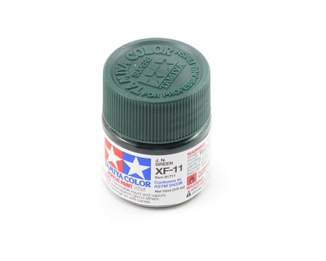 Tamiya 81711 MXF-11 J.N. Flat Green Acrylic Paint (10ml)