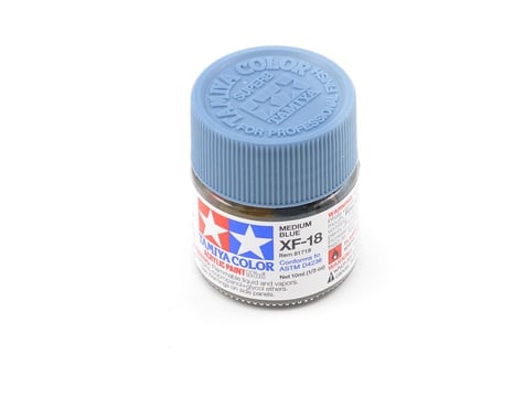 Tamiya 81718 Mini MXF-18 Flat Medium Blue Acrylic Paint (10ml)