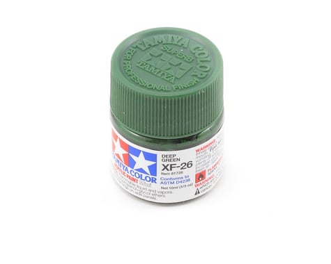 Tamiya 81726 MXF-26 Flat Deep Green Acrylic Paint (10ml)