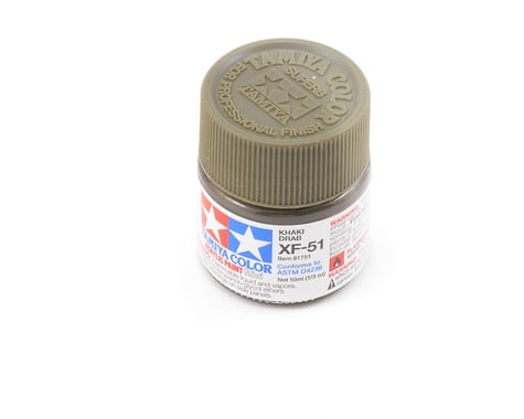 Tamiya 81751 MXF-51 Flat Khaki Drab Acrylic Paint (10ml)