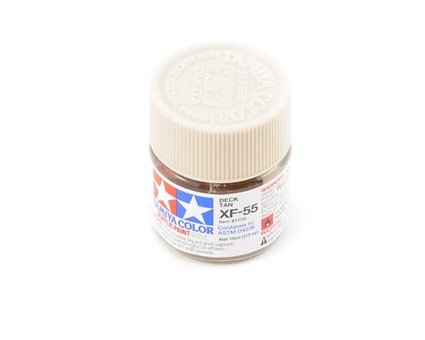 Tamiya 81755 Mini MXF-55 Flat Deck Tan Acrylic Paint (10ml)
