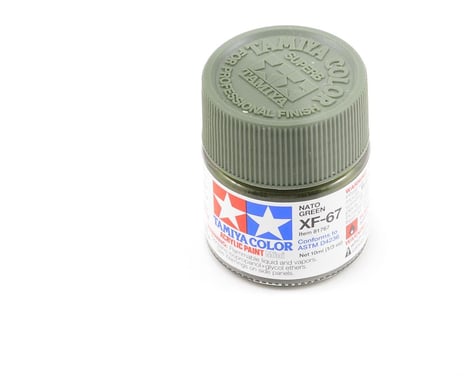 Tamiya 81767 Mini MXF-67 Flat Nato Green Acrylic Paint (10ml)