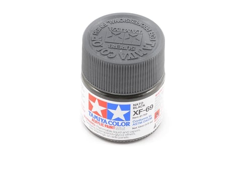 Tamiya 81769 Mini MXF-69 Flat Nato Black Acrylic Paint (10ml)